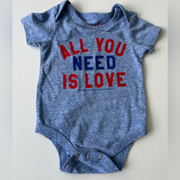 Lyr&c, Cat & Jack and Chick Pea Baby Boy’s bundle three bodysuits.  Size 3-6M. - Picture 3 of 11